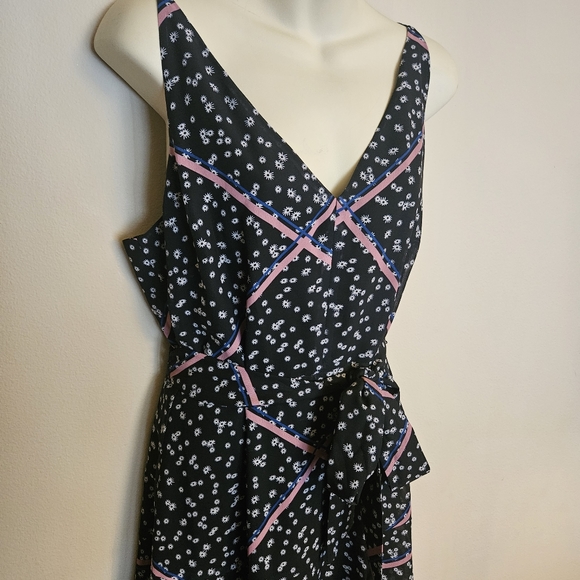 Sam Edelman Ribbon Print Tiered Dress‎ Size 8 - Picture 3 of 8
